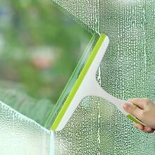 1pc PP Material Handheld Glass Squeegee, Suitable For Shower Doors, Bathrooms, Windows, Car Glass Water Removal, Basic Household Cleaning Supplies - Multicolor - View 6