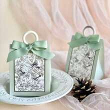 20pcs Gift Boxes With Ribbon, Suitable For Party Favors, Wedding, Halloween, Christmas, Back To School, Birthday Party Packaging Boxes - View 4