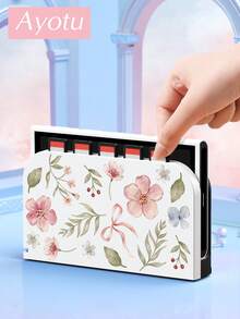Ayotu 適用於 2025 新款 Switch2 水彩花卉圖案遊戲主機外殼與配件,適合 Switch2 7.9 吋保護殼。套裝包含保護殼、收納袋、底座外殼、主機防塵罩、遊戲卡收納盒、Joy-Con 控制器保護套,並提供多款配件可供選擇,適合返校禮物、生日禮物及遊戲愛好者 - 查看 13