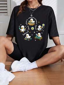 Silly Goose Teacher Club Shirt, Funny Teacher Club T-Shirt, Cute Back To School Tee, Teacher Appreciation Gift, Funny Gift For Teacher.Jpg - 綠色 - 查看 1
