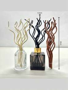 3pcs Reed Diffuser Sticks, Natural Fragrance, Strong Absorption, Suitable For Various Essential Oils, Can Be Used As Aromatherapy Accessories, Home Decor And Air Freshener, Volatile Natural Aromatherapy Sticks - Multi-color - View 2