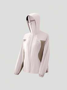 Jaket Beneunder Wanita Cepat Kering, Tahan Angin, dan Pelindung Matahari (Potongan Reguler) WS840 - Baby Pink - View 9