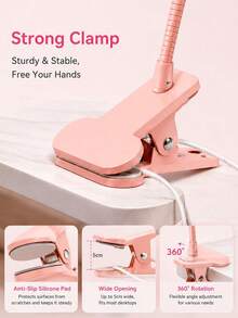 LED Gooseneck UV Nail Lamp, 3W Flexible Lamp Head, Anti-Discoloration Technology, 30s Fast Drying Gel Nail Polish, Plug And Play Portable Design, Suitable For Home DIY Nail Salon, Perfect Gift For Women, Christmas And Valentine's Day - Multicolor - View 5