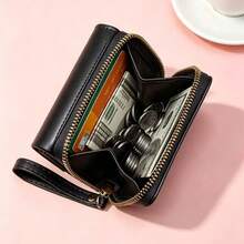 Women's Wallet, Cute Heart-Shaped Trifold Zipper Coin Purse, Suitable For Daily Use, Perfect Gift For Holidays - Multicolor - View 3