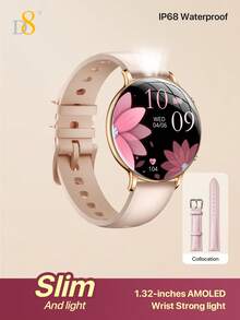 D8 Curved Screen Smartwatch,Ultra-Thin Dual-Sphere Lightweight & Agile Body,1.32-Inch High-Brightness Strong Light AMOLED Touchscreen,IP68 Waterproof, Suitable For Swimming, Running, Sports, Android/IOS Users All-Day Fitness Tracking Smart Wristwatch - View 4