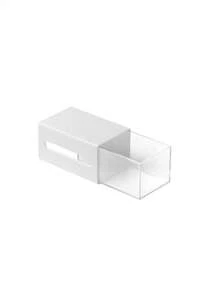 1/3pcs Wall-Mounted Storage Box, Multi-Functional Small Item Organizer, Bathroom Wall Shelf, Dorm/Office Storage Drawer - White - View 7