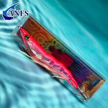 ANFS 1件仿真發光蝦餌，蝦餌釣組，魷魚鉤，海釣章魚魷魚誘餌 - 彩色 - 查看 9