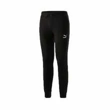 Celana Jogging Pria PUMA Hitam Basic Sporty Kasual Bernapas Nyaman dengan Tali Pengikat - Hitam - View 7