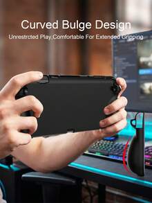 適用於 Switch 2 防滑保護殼，舒適握感適合長時間遊玩，防滑、防汗、防刮，提升遊戲控制與體驗 - 查看 4