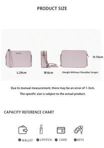 Michael Kors Jet Set Women's Small Crossbody Bag With Shoulder Strap 35T8GTTC9L POWDER BLUSH - Pink 35T8GTTC9L POWDER BLUSH - View 10
