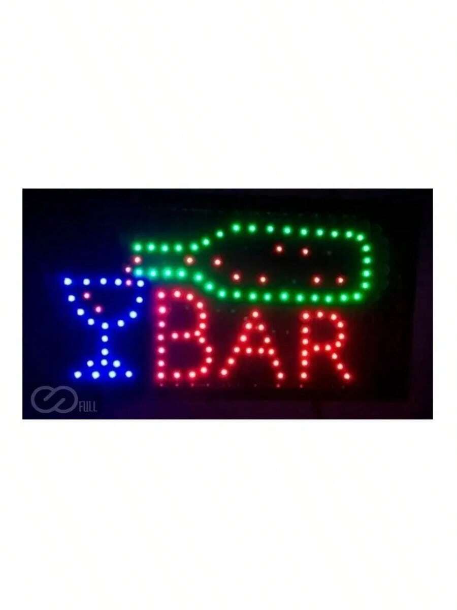 Placa Painel De Led Letreiro Bar Luminoso Led Pisca - 220v - Visão 1