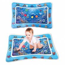 Baby Tummy Time Water Mat, Inflatable Water Play Mat For Infants, Sensory Activity Center Promoting Motor Skills Development, Early Learning Toy Gift Ages 12Months+ - Multicolor - View 1