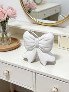 1pc Cute Bow-Shaped Pen Holder - Makeup Brush And Office Supplies Desktop Organizer, Elegant Makeup Brush Storage, Creative Decorative Design Suitable For Girls, Students And Young Women, Party Decoration, Best Friend Gift,Bedroom Room Decor,Back To School - New Model - View 11