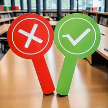 Pizarra de letras reemplazable, pizarra de enseñanza impresa de doble cara y borrable, pizarra interactiva de respuesta para el aula de material PVC, juego de 2 piezas. - Estilo B - Ver 2
