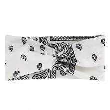 1-4pcs Paisley Print Knotted Wide Headband, Bohemian Style, For Casual Daily, Fitness, Shopping, And Beach Vacations. - Multicolor - View 11