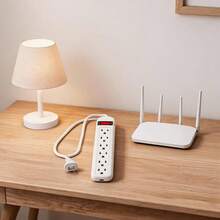 Simple Electric Plug For Home And Office - White - View 2