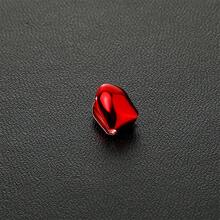 1 buah Grillz Hip Hop Merah Mengkilap, Dekorasi Gigi Rap Tekstur Logam Atas dan Bawah, Aksesori Kostum Cosplay Pesta Halloween - MultiWarna - View 2