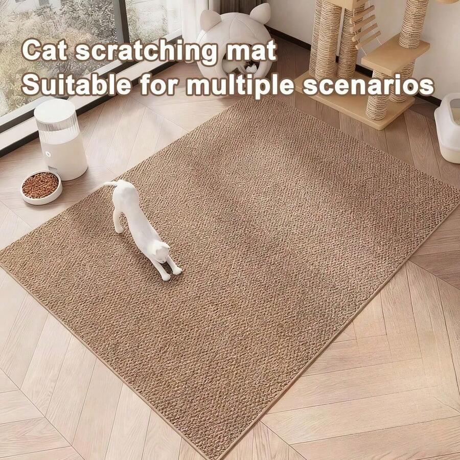 Indoor Doormat, Brown Small Area Rug, Washable Front Door Mat, Non-Slip Entry Rug For Front Porch, Bathroom, Kitchen And Bedroom Entrances (Cat Supplies/CatToys/Cat/Cat Bed/Cat Scratcher/Cat Tree)