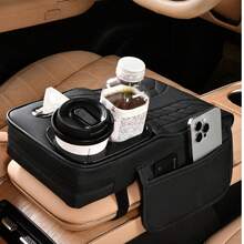 5-In-1 Car Storage Box, Car Armrest Box Heightening Pad, Center Console Armrest Box, High-End Material Ergonomic Armrest Box, Upgrade Driving Comfort, Car Interior Accessories - 5-in-1 - View 11