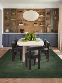 1 قطعة سجادة أرضية حديثة بسيطة بلون موحد - تدرج حقل أخضر بسيط - كشمير صناعي ناعم، الحمام، المطبخ، المدخل، الممر، بجانب السرير، غرفة المعيشة، غرفة النوم، قابلة للغسل في الغسالة لجميع الفصول، ديكور المنزل - متعدد الألوان - مشاهدة 2