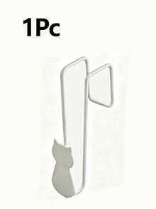 Playful Cat-Shaped Heavy Duty Cast Iron Door Hook, Easy To Install Space-Saving Storage Rack, Can Hang Hats, Towels, Wallets And Bathrobes, Casual Home Door Hanging Storage Organizer - Multicolor - View 14