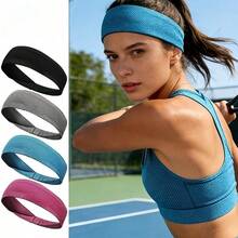 This Cooling Headband Uses Cooling Fiber Technology, Is Breathable, Quick-Drying, Moisture-Wicking And Elastic, Suitable For Running, Gym Workouts, Yoga, Unisex Fitness Activities And Outdoor Activities. - Multicolor - View 2