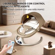 Smart Electric Baby Rocker With Timer Function, 5 Rocking Speeds, Bluetooth Music, And Mosquito Net - Pink - View 11