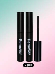 Black Lash Remover Gel With Precision Brush, Eyelash Extension Glue Remover Tool In Tube Packaging, Easy To Use For False Eyelashes - Multicolor - View 2