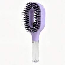 2-In-1 Pink Spray Comb With Water Tank And Salon Styling Brush, For Moisturizing And Exfoliating, Mist Spray Design, Scalp Massage And Shine Restoration, Portable Lightweight Women's Styling Tool, Perfect For Daily Home Use - A - View 15
