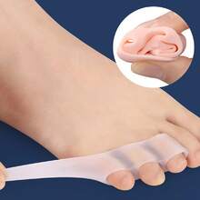 1 Pair Gel Toe Separators, Suitable For 3rd To 5th Toes, Toe Separators, Flexible Foot Support Tool For Yoga, Running And Daily Use - Multicolor - View 4