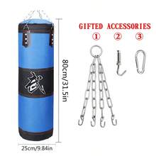 Hanging Punching Bag Set For Adults, Hollow Thickened Boxing Punching Bag, Taekwondo Martial Arts Fitness Equipment, Training Sandbag For Teenagers - Multicolor - View 17
