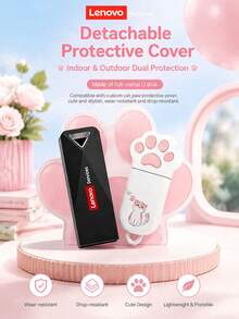 Lenovo E101 U盤，高速大容量閃存，車載學習辦公商務，免驅動，即插即用，多容量可選，鋅合金材質，小巧便攜 - 查看 1