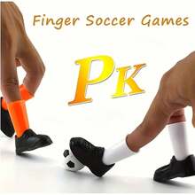 1/2sets Desktop Finger Football Set, Sports Competition Parent-Child Interactive Tabletop Game, 1 Set, Random Color, Mini Finger Football Toy Finger Football Set Desktop Competition Interactive Sports Game Gift. Piñata Filler, Party Favor. Birthday Party, Retro Party, Theme Party Gift. Holiday And Party Supplies - Multicolor - View 4