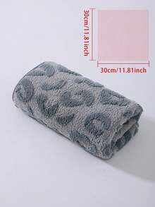 1pc/4pcs/10pcs - Luxury Leopard Print Bath Towel Set - Jacquard Coral Fleece Fabric, Ultra-Soft Plush Towels, Ideal For Creating Bold Home Decor And Spa Environment - Grey - View 14