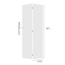 Dual 2Panel Cottagestyle Door 3/4" Thick 28 In. X 84 In. Solid Core White Finished Vinyl Bi-Fold Door With Hardware Kit - Milk White - View 3