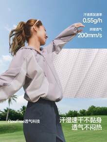 Beneunder Women's Quick-Dry Windproof Sun Protection Jacket (Regular Fit) WS840 - Dusty Purple - View 5