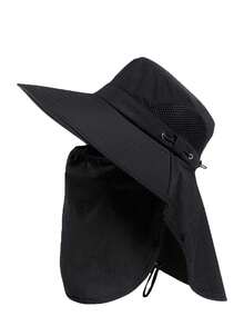 1pc Unisex Sun Protection Face Mask Hood Hat Neck Gaiter All-In-One UV Protection Cycling Cap Mask, Suitable For Daily Outings, Spring Trips, Travel And More - Multicolor - View 10