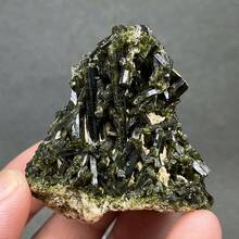 絕美稀有綠色碧璽石英晶簇礦物標本，天然原礦標本，居家裝飾藝術收藏品 - 綠碧璽 - 查看 9