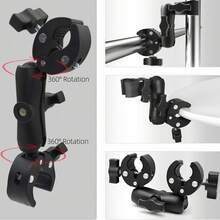VeFly 摩托車單腳架延伸桿 雙面超級夾扣 自拍棒 適用 Insta360 X5 X4 X3 X2 車把運動相機配件 - 查看 4