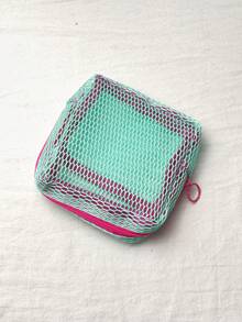 1/2/3pcs Tas Kosmetik Portabel Kapasitas Besar Desain Jaring Aneka Warna, Tas Penyimpanan Perjalanan Harian, Tas Perlengkapan Mandi - MultiWarna - View 13