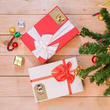 Kraft Paper Christmas Gift Tags Stickers, Hexagon Christmas To From Gift Labels, Self-Adhesive Gift Box Sealing Stickers, Suitable For Gift Wrapping Scenarios, Christmas Gift Boxes, Gift Bags, Christmas Party Favors, Baking Packaging, Candy Jars, Scented Candles, Mugs, Handmade Jewelry Outer Packaging Decoration Sealing, Christmas Planner, Gift Bags, Storage Boxes, Holiday Envelopes, Invitation Decoration - Multiple Styles - View 3