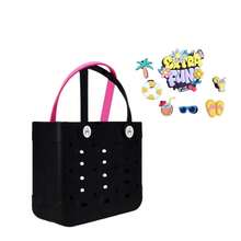 BamShoot XL/L/S Sizes Of EVA Women's Beach Bags/Handbags, Suitable For Both Men And Women, Perfect For The Beach, Pool, Shopping Malls, And Other Occasions. - 彩色 - 查看 65