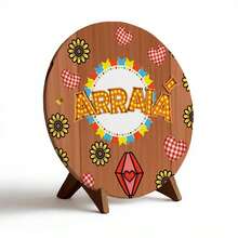 Round Panel Covers Table Panel 50x50 Festa Junina - MS-278 - 查看 4
