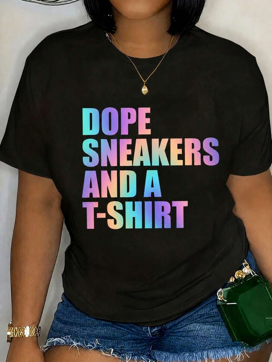 Women T-Shirts - 黑色 8 - 查看 1