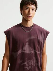 Nike 男款 AS JA M NK DF SI SL TOP 運動背心 IM5203-652 - 紅色 - 查看 3