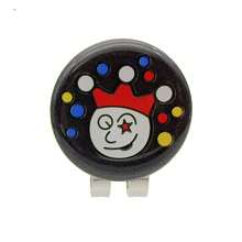 1pc Cute Cartoon Clown Golf Hat Clip With Detachable Ball Marker, Practical Golf Accessory, Suitable For Most Brand Golf Hats - Multicolor - View 3