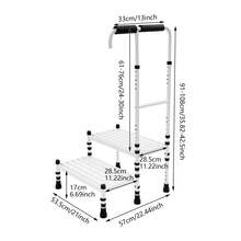DONSU Taburete De Paso - Blanco - Ver 3
