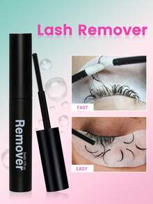 Black Lash Remover Gel With Precision Brush, Eyelash Extension Glue Remover Tool In Tube Packaging, Easy To Use For False Eyelashes - Multicolor - View 7