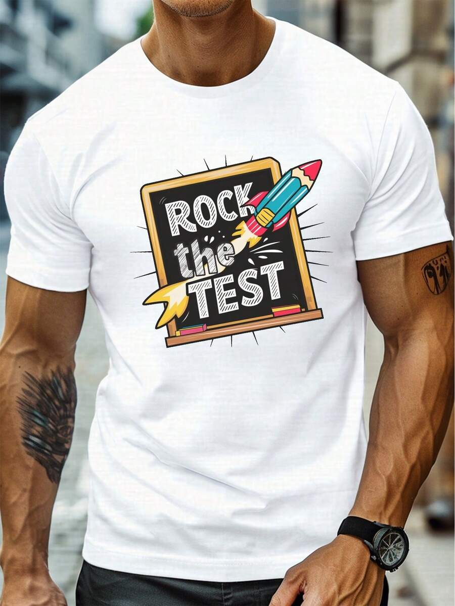 Men T-Shirts - 白色 - 查看 1