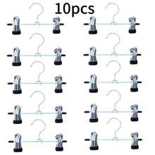 20/10/1pc Multi-Function Adjustable Clips, Back To School, Non-Slip Brushed Metal Pants Clips, Portable Shoe Drying Clips, Suitable For Clothing Stores And Home Use, No-Mark Clips - Multicolor - View 13